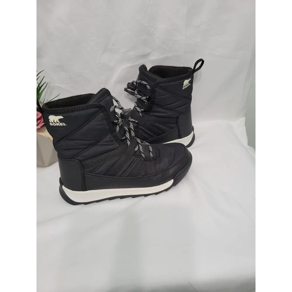Sorel Whitney Toddler Shoes Size 2 (Big Boy) Black   Waterproof Boots Unisex